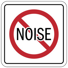 No honking sign no noise