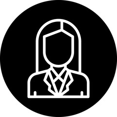 Female Passenger Icon Style