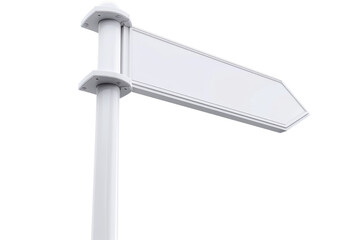 Obraz premium Clean 3D render of a white inflatable street sign blank and ready for customization or branding cut out transparent isolated on white background PNG file