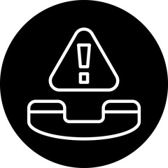 Emergency Sign Icon Style