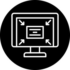 Fototapeta premium Minimization Icon Style