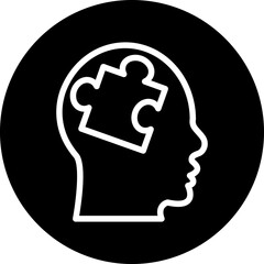 Mental Disorder Icon Style