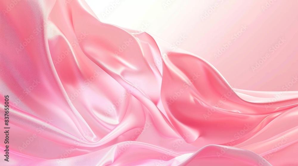 Poster a gentle pink background with a light gradient effect, providing a soft and pleasing visual experien