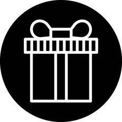 Gift Box Icon Style