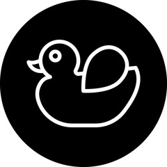 Rubber Duck Icon Style
