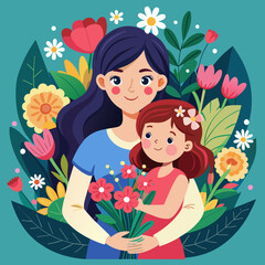 happy mother day illustration
