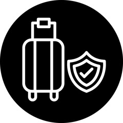 Travel Insurance Icon Style