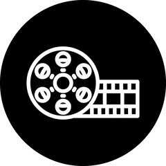 Film Reel Icon Style