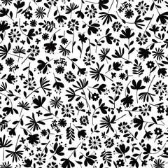 Abstract floral pattern perfect for textile design,