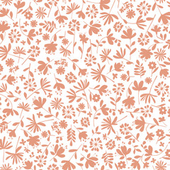 Abstract floral pattern perfect for textile design,