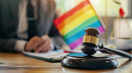 Obraz premium Legal Expertise Pride Advocate