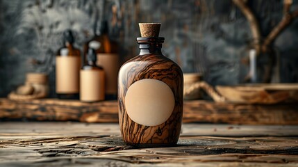  Shea butter body lotion in a sleek, modern bottle.