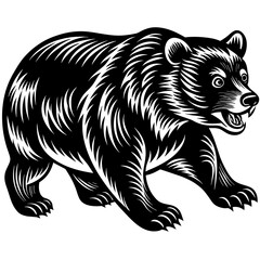 arsiatic-black-bear-chasing--full-body--engraving