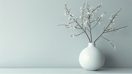 An elegant and minimalist background with ample negative space, focusing on the main object. The design is uncluttered and clean, creating a visually appealing scene. The primary subject is clearly