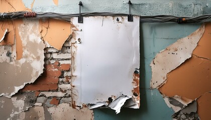 old paper on wood background