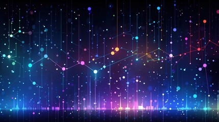 Abstract digital connections showcasing data and blockchain technology with intricate network patterns, highlighting innovation, security, and advanced technological concepts in a modern digital lands