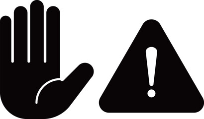 警告　ストップ　アイコン © misato