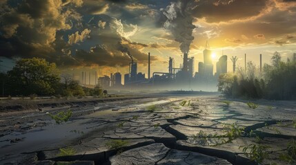 Depict the consequences of inaction in the face of escalating climate crises