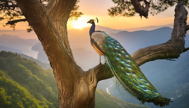 A Beautiful Peacock | Peacock Feather | Peafowl 