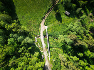 Landscape in Poland, mountains
