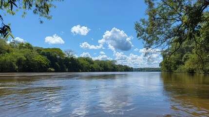 Fototapeta premium River with Beautiful Views