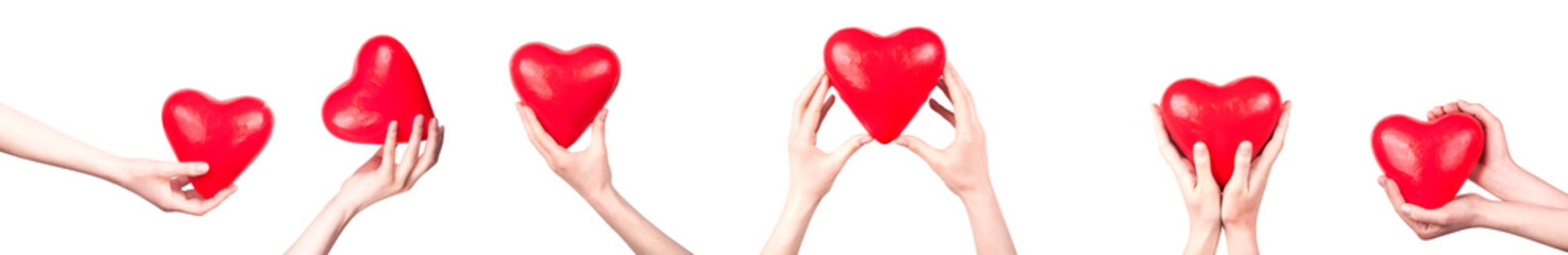 Fototapeta premium Health insurance or love concept