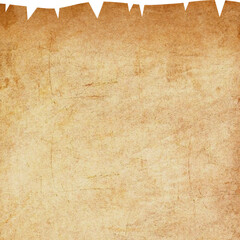 Old parchment paper. Pirate elements set. Old dirty paper texture. blank old folded brownish paper. Myth