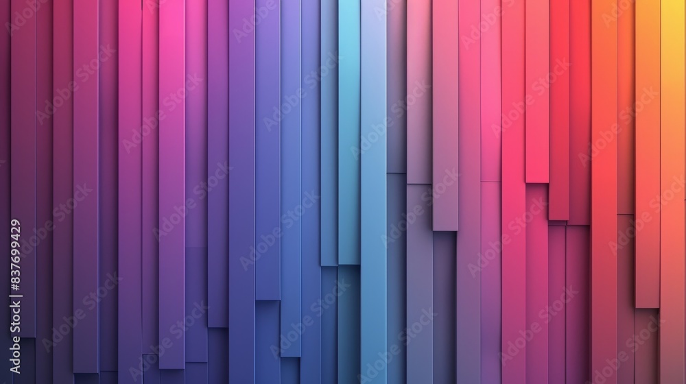 Aufkleber color gradients smooth transition: an illustration featuring a smooth transition between colors