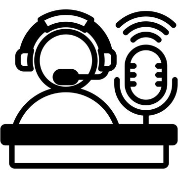 recommend clip art: Broadcaster Icon