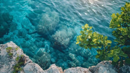 Fototapeta premium Sea View with Rocks