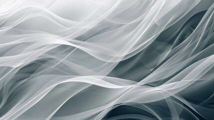 Obraz premium Abstract Gray Waves Background