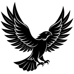 vector-soaring-eagle-silhouette-vector-illustratio