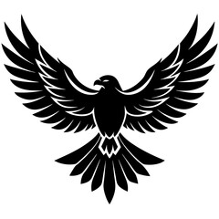 vector-soaring-eagle-silhouette-vector-illustratio