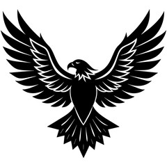 vector-soaring-eagle-silhouette-vector-illustratio