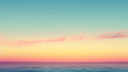 Obraz premium A mesmerizing gradient of pastel hues, like a sunset melting into the horizon