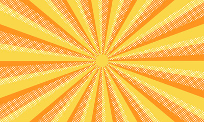 白トーンのサンバースト