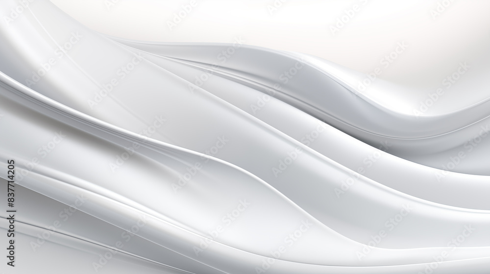 Poster abstract soft shiny white gray wavy line background graphic design. elegant white gray modern archit