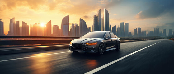 Sleek Sedan Mastery in Metropolitan Rush