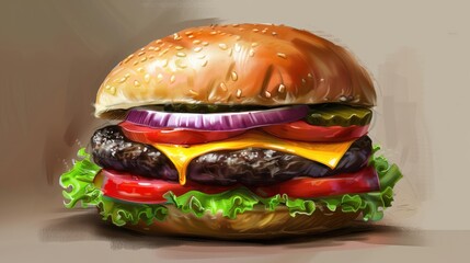 A Classic Cheeseburger
