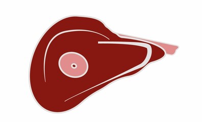 Morceau de viande pour barbecue