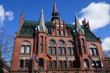 Obraz premium Old Town Hall Neumunster