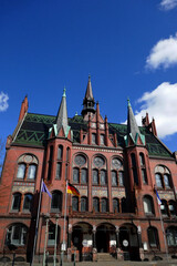 Obraz premium Old Town Hall Neumunster