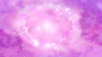 Obraz premium Beautiful purple galaxy with stars and nebulas, perfect for background, cosmic, space-themed designs and projects.