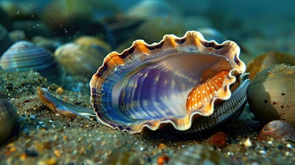 Clam in nature, national geography, Wide life animals