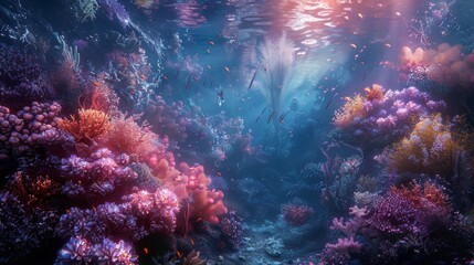 Obraz premium Underwater scenery