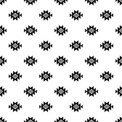 Seamless Native pattern american tribal indian ornament pattern geometric ethnic textile texture tribal aztec pattern navajo mexican fabric seamless Vector decoration fashion