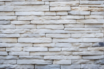 Limestone wall background, texture stone brick