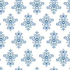 Geometric Blue Pattern Seamless Design