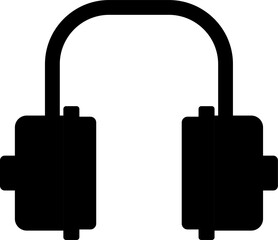 headphone icon vector for website 