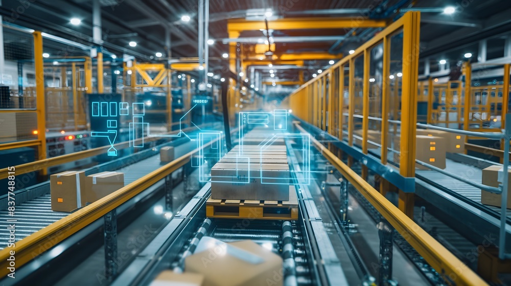 Poster 5. see the real-time data monitoring systems integrated into the fast-packed production line, provid